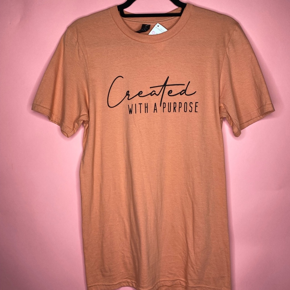 Created with purpose tee